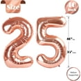 thumbnail image 4 of Number Balloon 40 Inch for Birthday Decorations, Large Foil Balloon Numbers, Mylar Giant Birthday Balloon for Boy Girls Women Men, 4 of 15