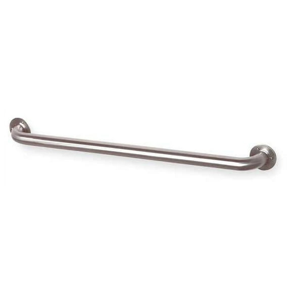 Manufacturer Varies Straight Grab Bar, 32" L, Stainless Steel, Satin 3P919