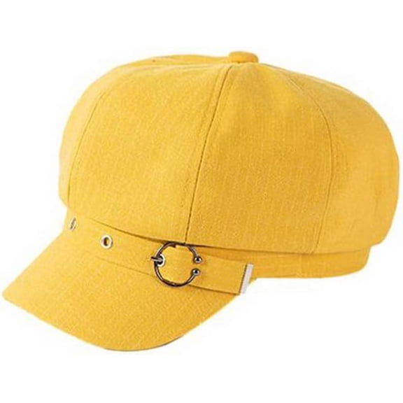 Kukuzhu Newsboy Beret Caps for Women Cap Stripe Autumn Spring Winter Cabbie Painter Paperboy Hats