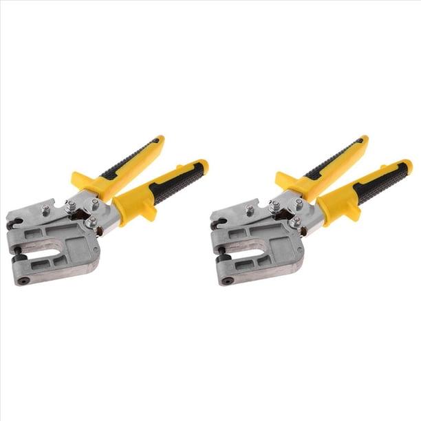 2X Alicates para Crimpar Pernos los Alicates para Quilla de Aluminio con una Sola Mano Se Utilizan para Sujetar Dispositivos MetáLicos y Herramientas de DecoracióN