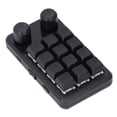 thumbnail image 1 of Teclado De 12 Teclas, Tipo C BT 2.4G Conexión Inalámbrica Batería De 400mAh Teclado Programable Para Estudio De Oficina De Juegos, 1 of 7