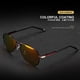 thumbnail image 3 of Nuevas gafas de sol polarizadas para hombres y mujeres gafas deslumbrantes de metal gafas de sol de conducción a la moda montura negra, 3 of 8