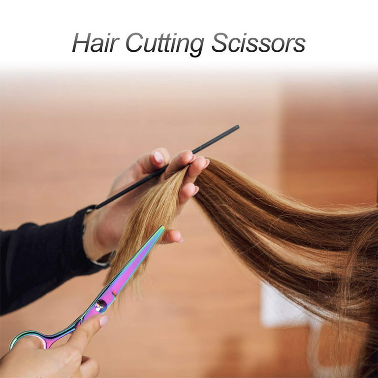 Hair Cutting Scissors Set Thinning Shears Set Texturizing Blending  Hairdressing Shear Haircut Salon Barber Scissor Kit Professional Shears for  Stylist, Men, Women 2pcs 6.5 Inch 
