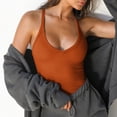 thumbnail image 4 of ShomPort Workout Tops for Women Summer Sleeveless Ribbed Tank Tops Slim Fitted Soft Camisole Basic Layering Shirts, 4 of 8