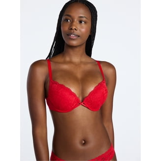 Joyspun Women's Lace Push Up Bra, Sizes 34A-36DD - Walmart.com