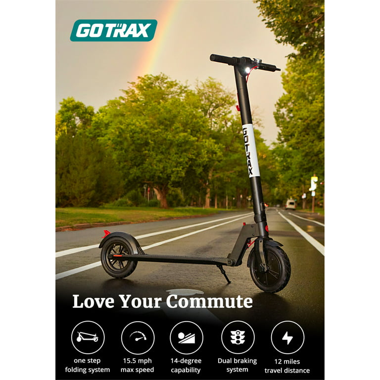 Gotrax Rival Adult Kids Electric Scooter 12 mile 15.5mph 250W Foldable  Escooter