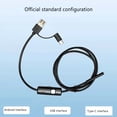 thumbnail image 1 of pitrice Home Industrial Universal Phone High Resolution Endoscope Water Pipe Hose Inspection Tube Camera 5 Million Pixels Type-c USB 5m, 1 of 7