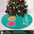 thumbnail image 6 of FMSHPON Easter Tree Skirt Colorful Eggs Bunny Xmas Christmas Tree Skirt Stand Mat for Holiday Party Decoration Indoor Outdoor 36 inches, 6 of 6
