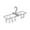 Gray, variant on Miogawg Clothes Drying Rack, Small Folding Portable Underwear Hangers With 12 Clips, 360° Rotatable Hook, Plastic Laundry Clip And Drip Drying Hanger For Socks, Bras, Lingerie, Clothes