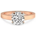 thumbnail image 3 of 4 Carat IGI Certified Round Shape Lab Grown Diamond Engagement Ring | 14K Rose Gold |Ember Secret Halo Diamond Ring | FG-VS1-VS2 Quality Friendly Diamonds, 3 of 4