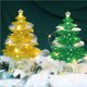 thumbnail image 5 of Toystoory Decoraciones navideñas Mini Escritorio Adornos para árboles de Navidad Árbol de Navidad brillante con juego de luces Kits de decoración para fiestas Numero 3 Toystoory HA040447-03, 5 of 6