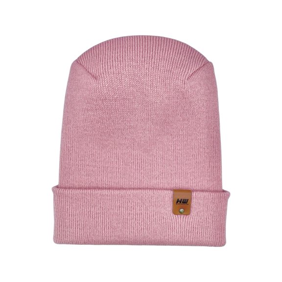 NEW HAAKWEAR Theta-Stitch Cuffed Beanie - Designed and Made in USA (Patent Pending Design) - Pearl Pink