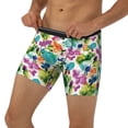 thumbnail image 2 of Rocae Watercolor Flowers for Stretch Moisture-Wicking Underwear,Men's Underwear Boxer Briefs Large, 2 of 9