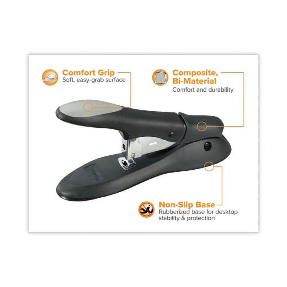 Personal Heavy-Duty 60-Sheet Stapler, 60-Sheet Capacity, Black/gray | Bundle of 2 Each