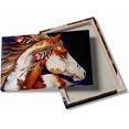 thumbnail image 2 of HFDF Native American Horse Canvas Wall Art Colorfuldian Pictures and Poster Prints for Living Room Home Decorations - 10x8inch Framed, 2 of 6