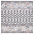 thumbnail image 2 of Safavieh Eternal Albus Diamond Area Rug, Gray/Blue Rust, 6'7" x 6'7" Square, 2 of 11