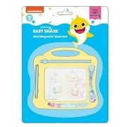 Lollipop Baby Shark Travel Magnetic Drawing Board for Boys or Girls, On The Go Drawing Board
