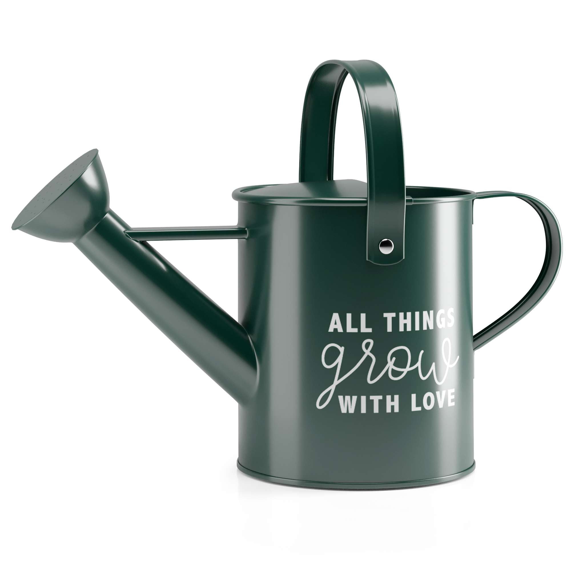 Barnyard Designs Galvanized Metal Small Watering Can Indoor Plants Mini