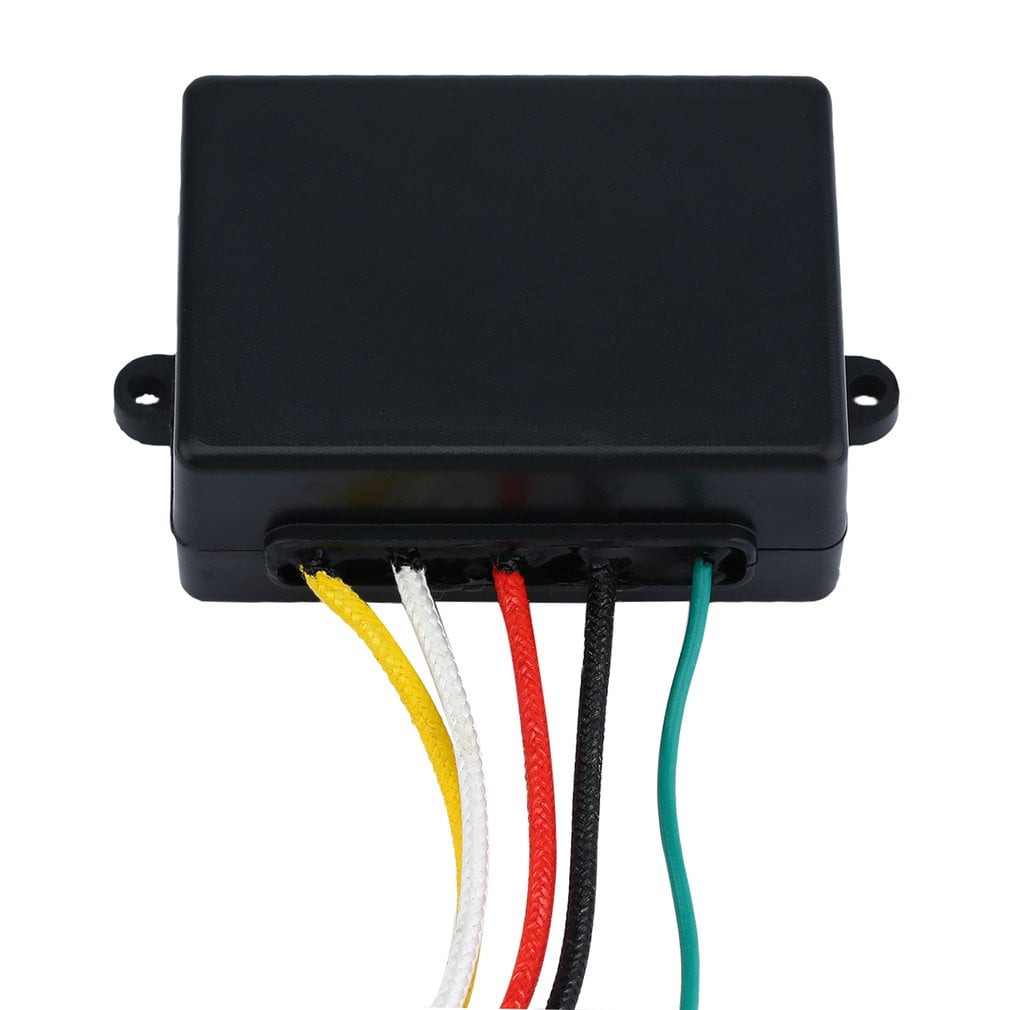 Remote Control Kit Wireless Winch Remote Control Switch for Truck ATV Winch Black