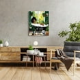 thumbnail image 6 of Bathroom Decor African American Wall Art Black Girl In Bathtub Canvas Wall Art Picture Modern Green Botanical Wall Decor Black Woman Framed Artwork For Bathroom Bedroom 12"X16", 6 of 6