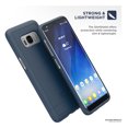 thumbnail image 5 of Galaxy S8 Plus Belt Case and Holster Clip (secure fit) SlimShield Armor By Encased (Samsung S8+) (Deep Blue), 5 of 7