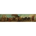 thumbnail image 2 of Hans Makart 14x6 Gold Ornate Wood Frame and Double Matted Museum Art Print Titled - Design for the Pageant in 1879 - the Textile Industry (1879), 2 of 4