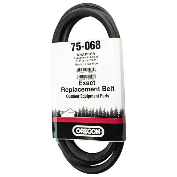 Oregon 2 Pack 75-068 Belt Premium 1/2" X 71-7/16"