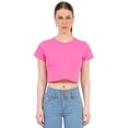 thumbnail image 1 of Playera Crop Básica Manga Corta Para Mujer Quarry Color Rosa Chicle, 1 of 4