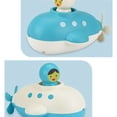 thumbnail image 4 of Submarino Flotante A Cuerda, Juguete Submarino De Chorro De Agua Suave, Juguete De Baño Para Bebé Sin Electricidad, Submarino Multifuncional Para Niños De Baño Methold FN002434-00, 4 of 6