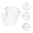 thumbnail image 3 of AMERTEER 2pcs Glass Candy Jars Candy Storage Cases Candy Jars with Lid Snack Containers, 3 of 6