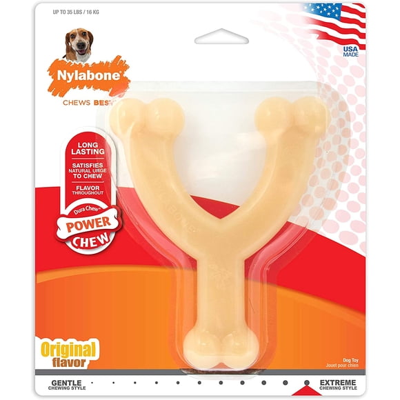 Juguete masticable para perros Nylabone Wishbone Power Chew