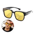 thumbnail image 5 of Joernso Anti Glared Polarized Sunglasses Over Glasses Night Vision Glasses Nighttime Driving Glasses UV400 Protection Wraparound Sunglasses, 5 of 8