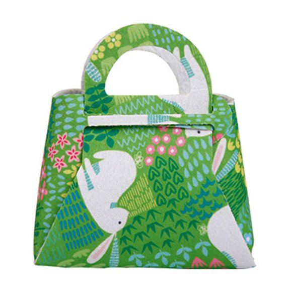 Easter Basket Handbag Easter Candy Bag Gift Cookie Packaging Box