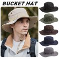 thumbnail image 2 of Kripyery Unisex Outdoor Hat with Adjustable Windproof Fixed Strap, Anti-UV Foldable Sunscreen Climbing Gardening Fishing Outdoor Travel Cap Women Fisherman Hat, 2 of 8