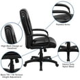 thumbnail image 5 of Flash Furniture Jessica High Back Black LeatherSoft Executive Swivel Office Chair with Arms, 5 of 12