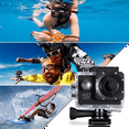 thumbnail image 4 of 1080P HD Action Camera LCD Screen Waterproof 30m Sports Action Cam for Bicycle, Motorcycle, Skiing, Diving Gold,1 x Sport camera kit,Gold, 4 of 7