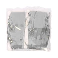 thumbnail image 4 of Juego de 2 faldas de mesa con flecos de papel metálico, rodapié desechable de oropel para desfile, fiesta, cumpleaños, 4 of 5