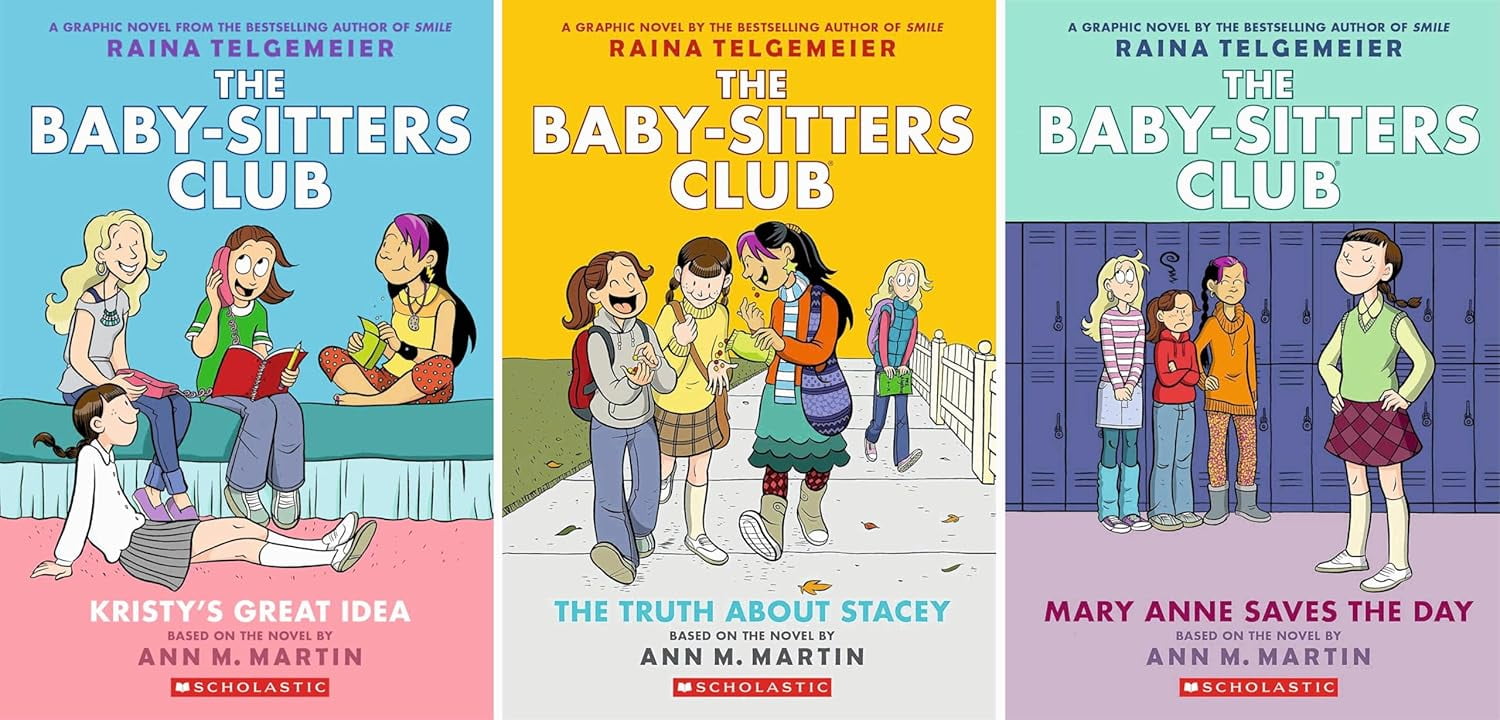 Ann M. Martin's The Baby-Sitters Club Collection Set, Books 1-18 Graphic Novels Set