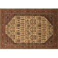 thumbnail image 1 of Ahgly Company Indoor Rectangle Oriental Brown Industrial Area Rugs, 2' x 3', 1 of 4
