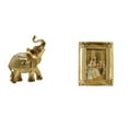 thumbnail image 1 of Escultura De Resina De Elefante Con Marco De Fotos, Soporte Para Tarjetas, Figura Decorativa Para Estante, Dormitorio, Escritorio, Hogar, Mesa, Pared, Oficina, Granja., 1 of 8