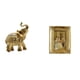 thumbnail image 1 of Escultura De Resina De Elefante Con Marco De Fotos, Soporte Para Tarjetas, Figura Decorativa Para Estante, Dormitorio, Escritorio, Hogar, Mesa, Pared, Oficina, Granja., 1 of 8