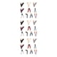 thumbnail image 4 of Jumpingount 1 par de calcetines latinos de moda para mujer, ropa de baile para Fitness para mujer, calcetines para caminar de punto de sección larga para Type5 NO5 Jumpingount CBP049029, 4 of 6