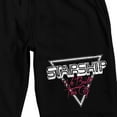 thumbnail image 2 of Starship We Built This City Men's Black Sleep Pajama Shorts
 - Small, 2 of 5