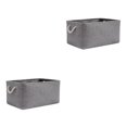 thumbnail image 1 of maskred Sac de Rangement Robuste et Durable pour Armoire pour un Espace Bien Organisé Boîte de Rangement Pliable avec Poignée en Coton Multifonctions Gris, 1 of 6