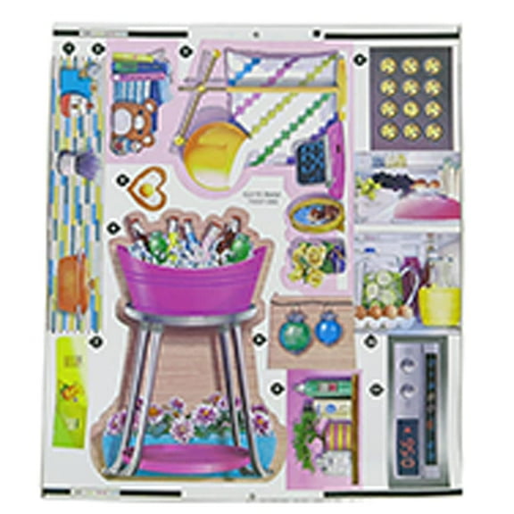 Replacement Stickers for Barbie Malibu House Playset - FXG57 ~ Replacement Labels