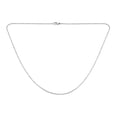 thumbnail image 2 of Elegant Dainty Diamond Cut Rolo Cable Chain Necklace Silver Tone Stainless Steel Women Teens 24 Inch 1 MM, 2 of 4