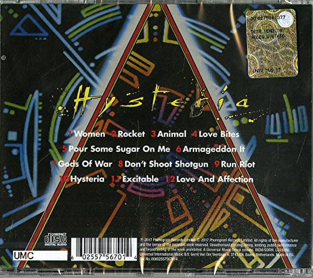 未開封新品　Def Leppard Hysteria CD Def Leppard - Hysteria, 30th Anniversary Edition, Best