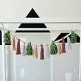thumbnail image 5 of Holiday Cotton Woolen Tassels Banners with Beads for Christmas Tree and Mantel Decors Wall Bunting Garlands, 5 of 9