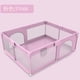 thumbnail image 1 of 儿童布艺围栏 宝宝游戏护栏 室内孩子乐园 家用学步栏 厂家批发Pink200cm*200cm Deng Xun unisex, 1 of 2