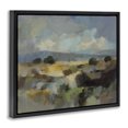 thumbnail image 2 of Stupell Industries Contemporary Muted Blue Landscape with Clouds Black Floating Frame Canvas Art, 21 x 17, by Silvia Vassileva, 2 of 8